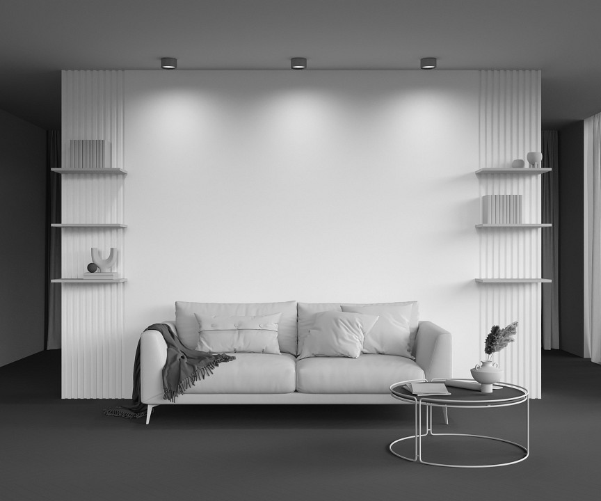 Накладной светильник maytoni glare c091cl-12w4k-bs