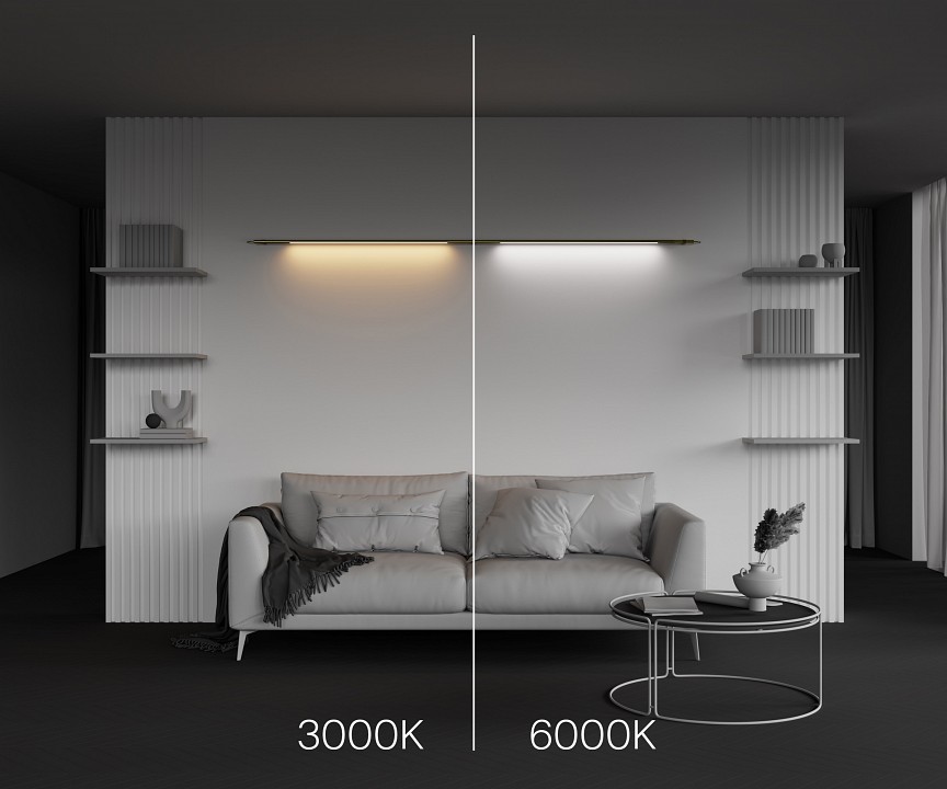 Модульный светильник maytoni basis c100cl-l1000-24w3-6k-bs