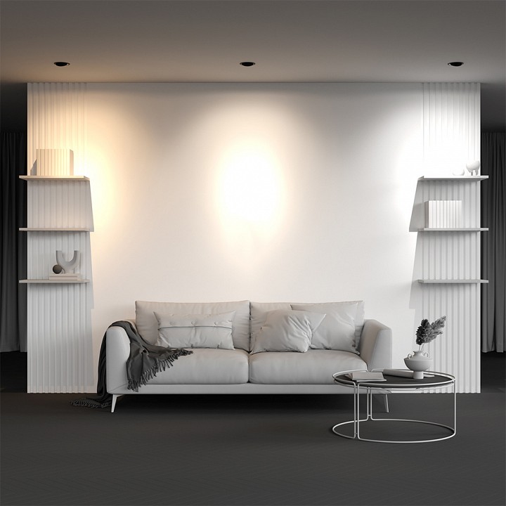 Встраиваемый светильник maytoni move dl060-9w3-4-6k-trs-b