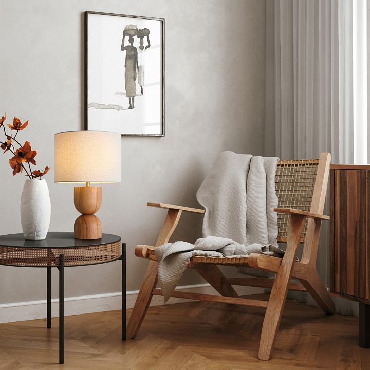 Настольная лампа декоративная freya forest fr5326tl-01bg