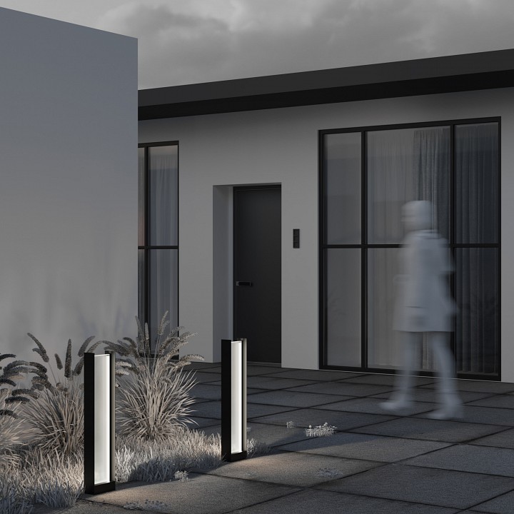 Наземный высокий светильник maytoni reso o445fl-l20gf3k1