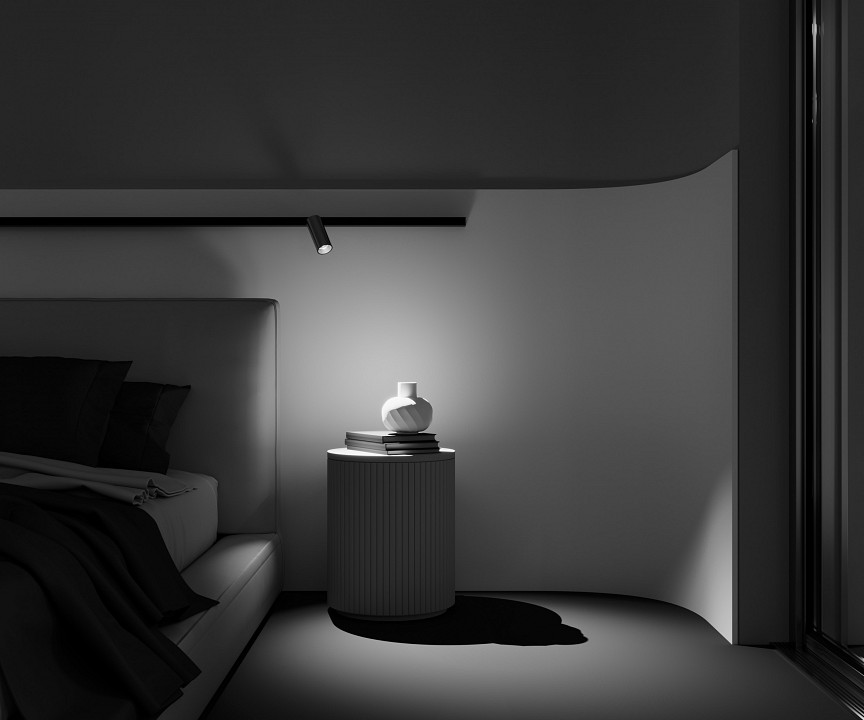 Светильник на штанге maytoni focus led tr032-2-12w2.7k-m-b