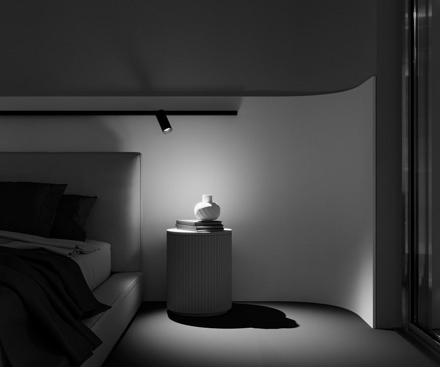Светильник на штанге maytoni focus led tr032-2-20w2.7k-m-b