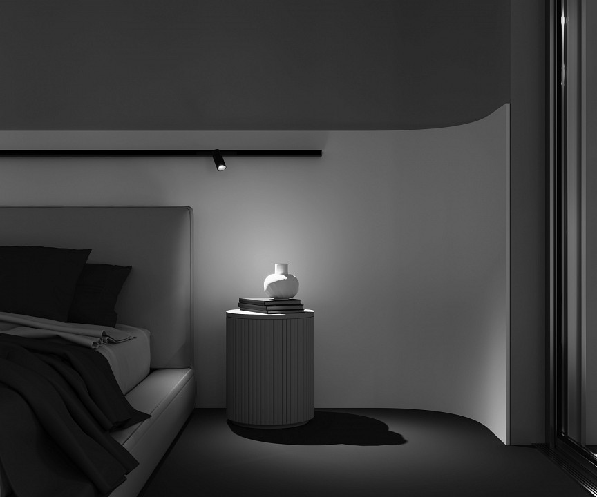 Светильник на штанге maytoni focus led tr032-2-5w2.7k-m-b