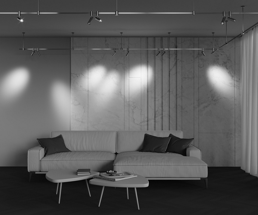 Светильник на штанге maytoni focus led tr144-1-12w3k-w-bs