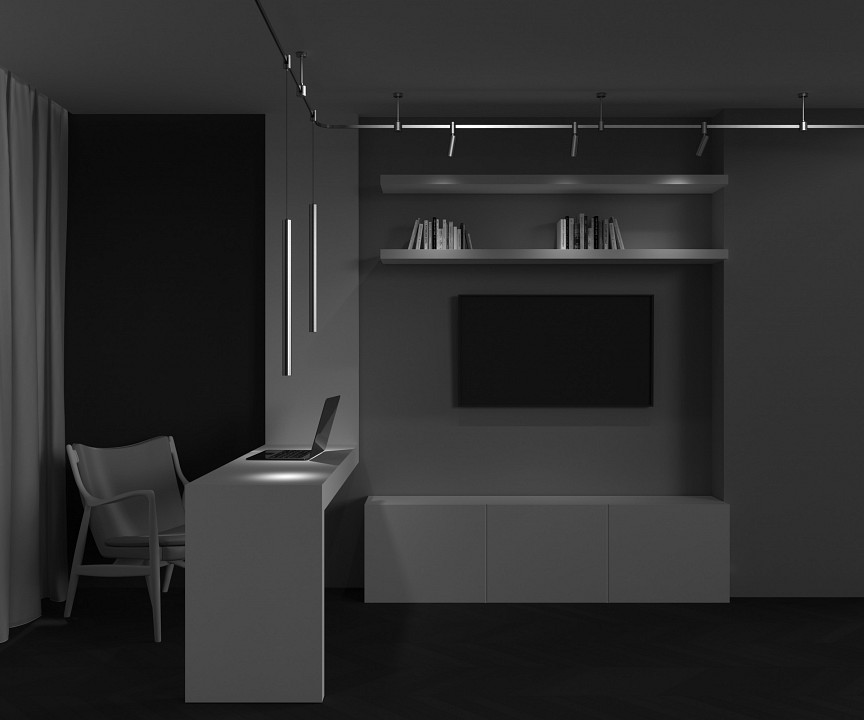 Подвесной светильник maytoni focus led tr156-1-5w3k-bs