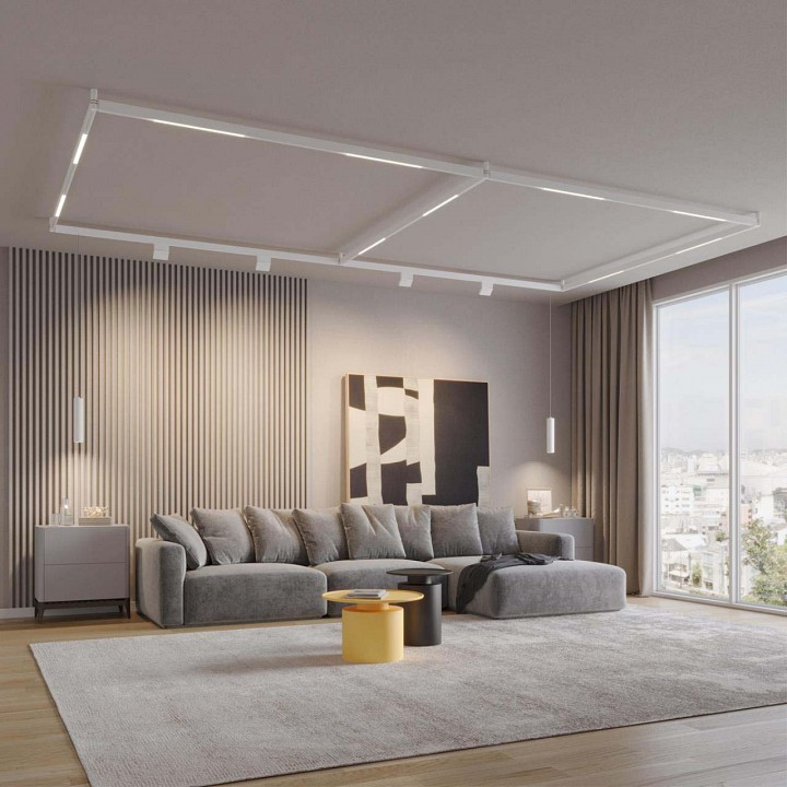 Соединитель угловой l-образный для треков novotech flum 135248