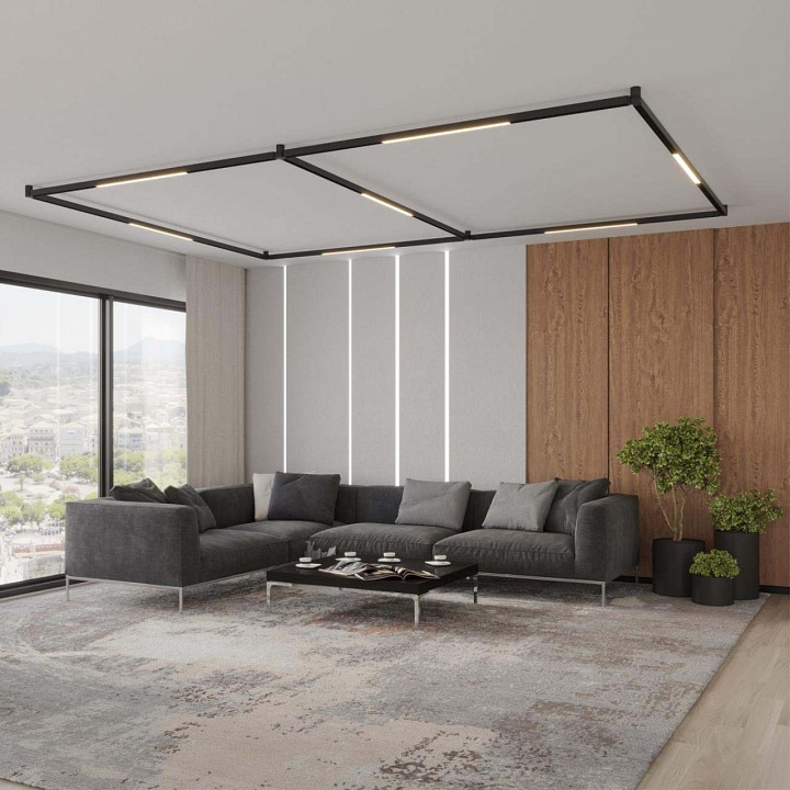 Соединитель угловой l-образный для треков novotech flum 135249