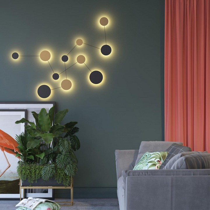 Накладной светильник odeon light galaxy 4211/38wl