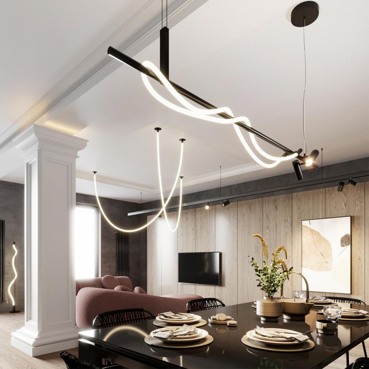 Торшер odeon light corda 4391/15fl