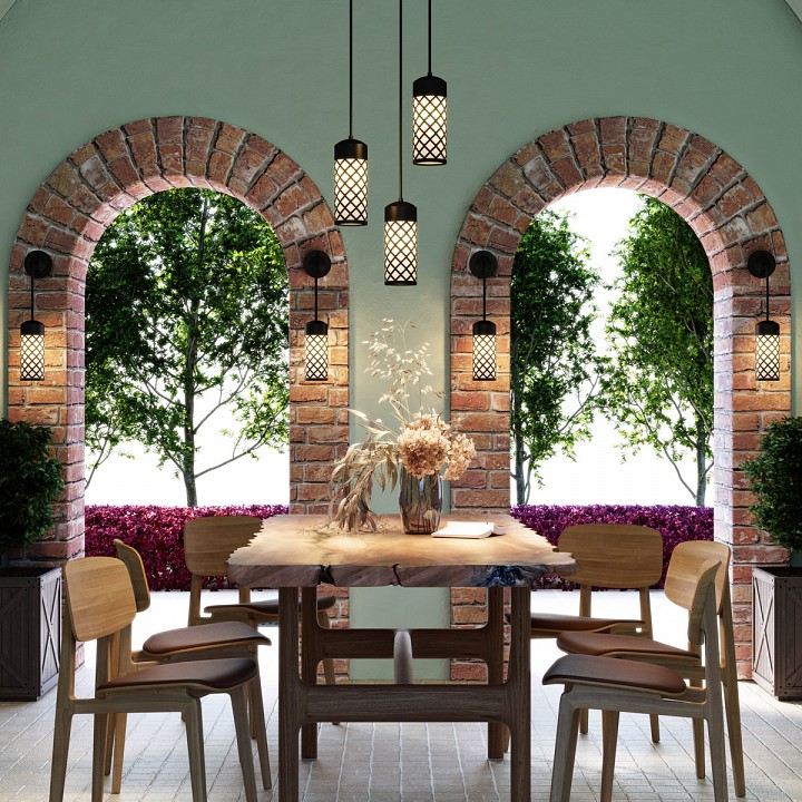 Наземный низкий светильник feron сеул 48341