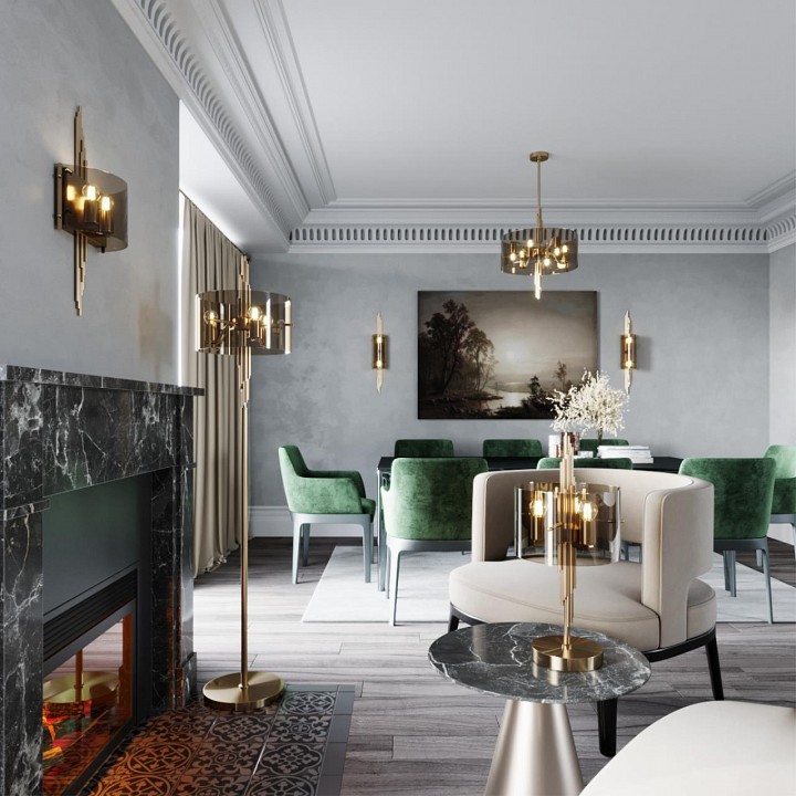 Накладной светильник odeon light margaret 4895/2wa