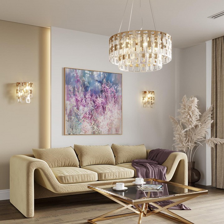 Подвесная люстра odeon light buckle 4989/12