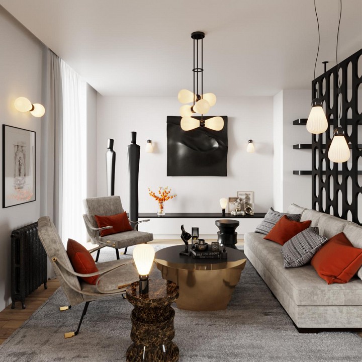 Подвесной светильник odeon light elica 2 5418/2