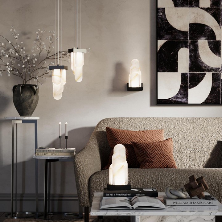 Настольная лампа декоративная odeon light foros 5438/12tl