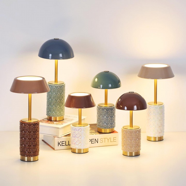 Настольная лампа декоративная odeon light lulu 5454/6tl