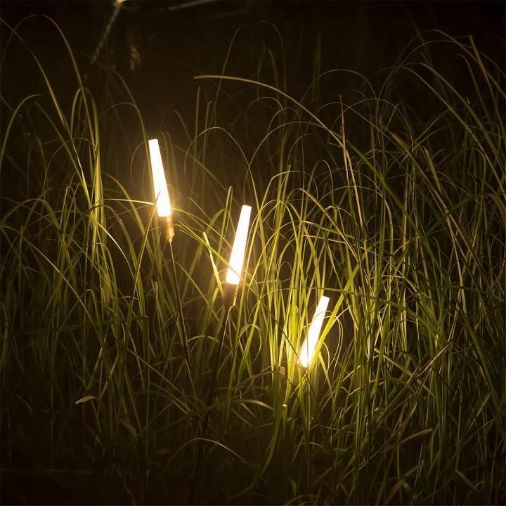 Наземный низкий светильник odeon light canna 7020/4gl