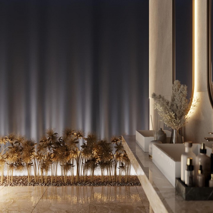 Наземный низкий светильник odeon light waterfall 7027/72fl