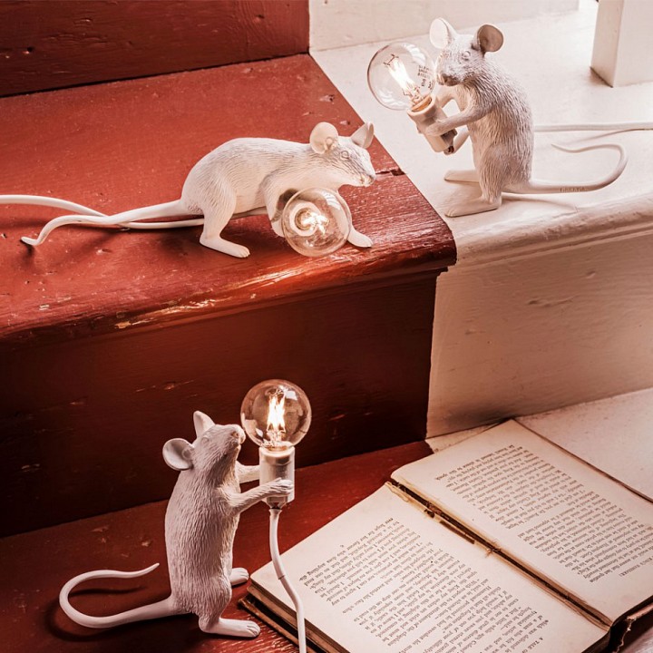 Зверь световой seletti mouse lamp 15220