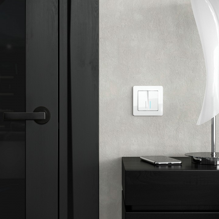 Рамка на 1 пост werkel acrylic (белый) w0012701