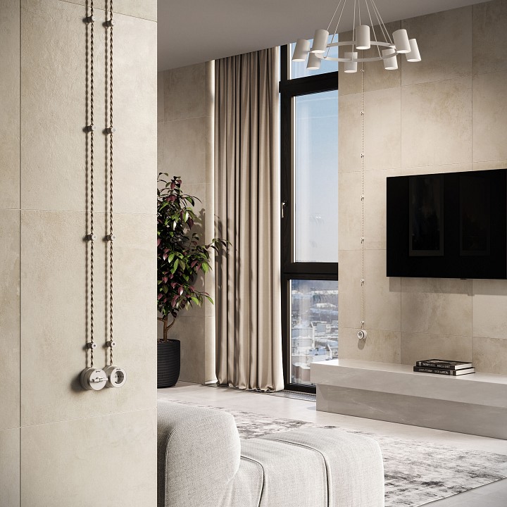 Изолятор керамический werkel vintage (слоновая кость матовый) w6433403