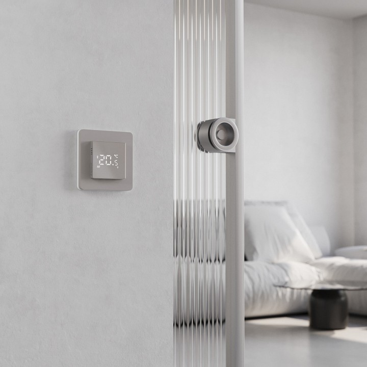 Рамка на 1 пост werkel split (дымчатый/белый, Soft-touch) w0013067