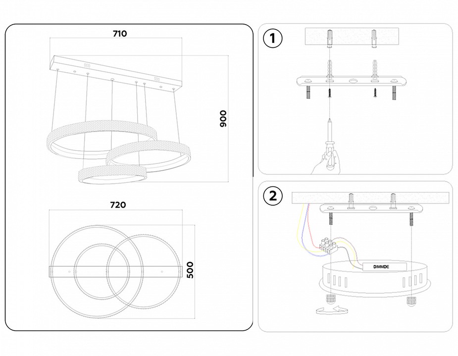 Подвесной светильник ambrella light fa fa6162