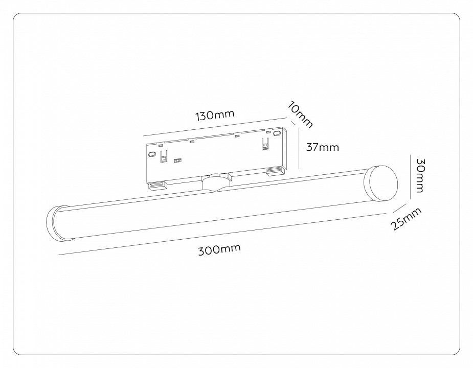 Накладной светильник ambrella light track system gl2370