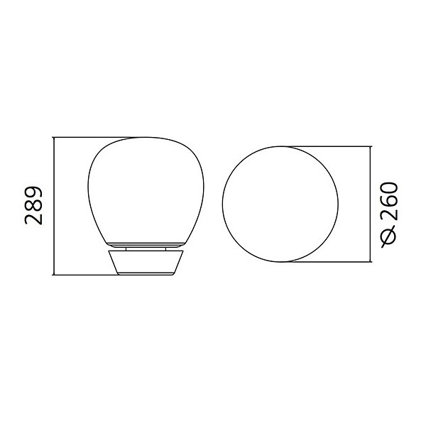 Настольная лампа декоративная artemide  1817010a