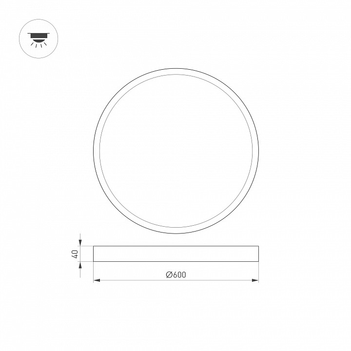 Накладной светильник arlight sp 020524(1)