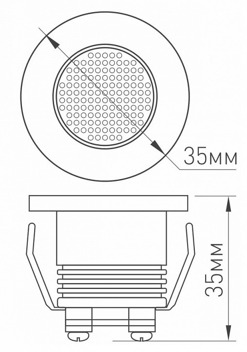 Встраиваемый светильник arlight  020758