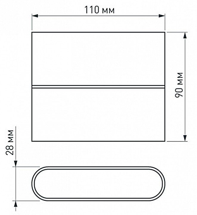 Накладной светильник arlight flat 032411