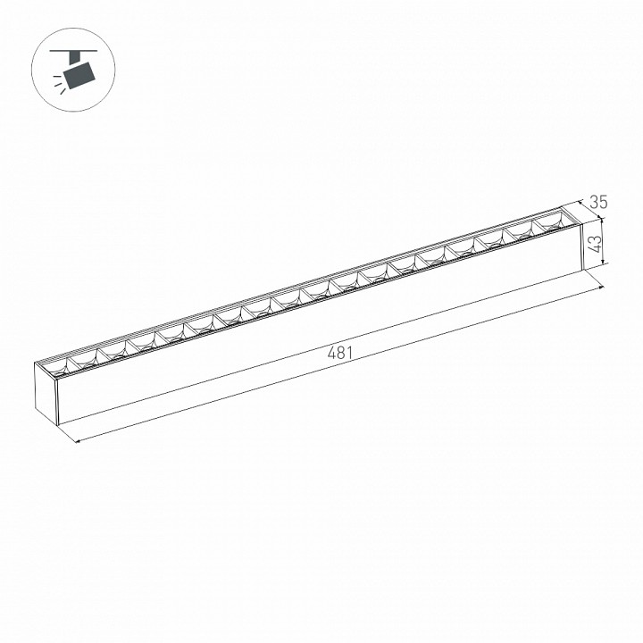 Встраиваемый светильник arlight mag-45 032649