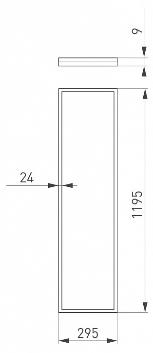 Светильник для потолка армстронг arlight intenso 043582