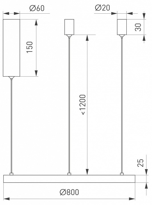 Подвесной светильник arlight congo 046249