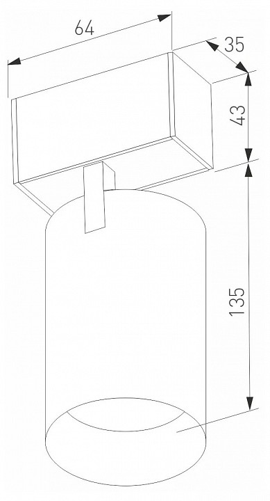 Светильник на штанге arlight mag-45 046590