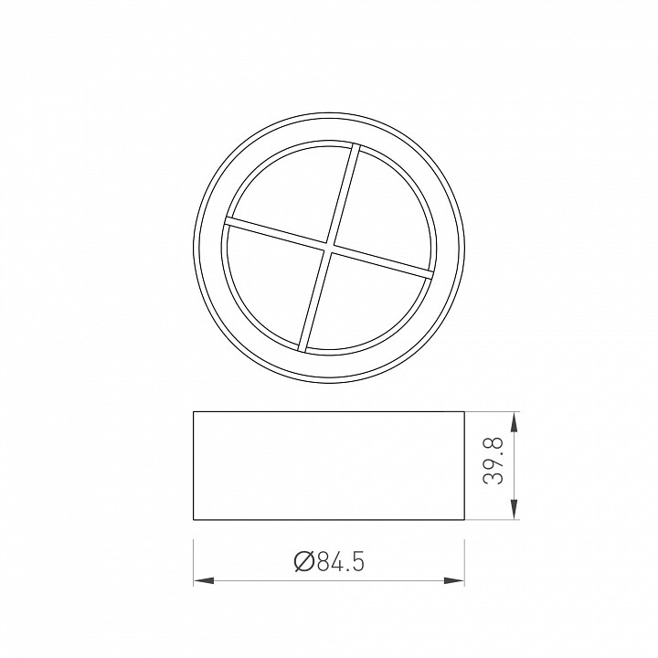 Кольцо декоративное arlight calipso 046755