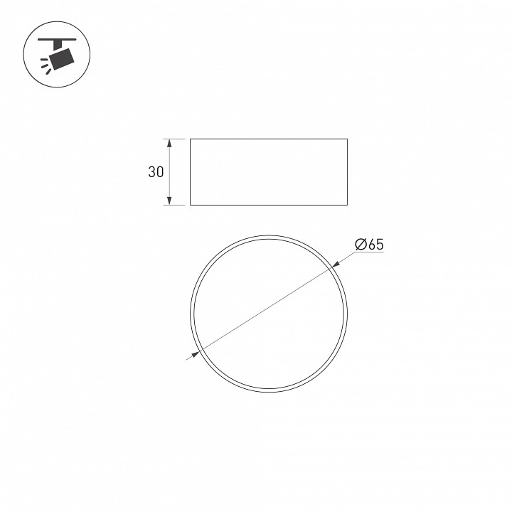 Насадка антибликовая arlight artifact 057157