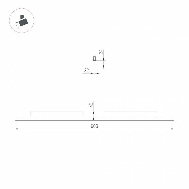Накладной светильник arlight mag-orient 060475