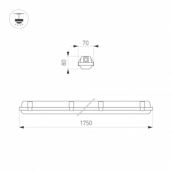 Накладной светильник arlight dallas 060479