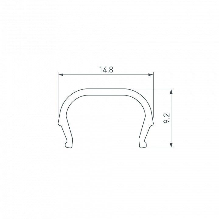 Рассеиватель arlight line 061085