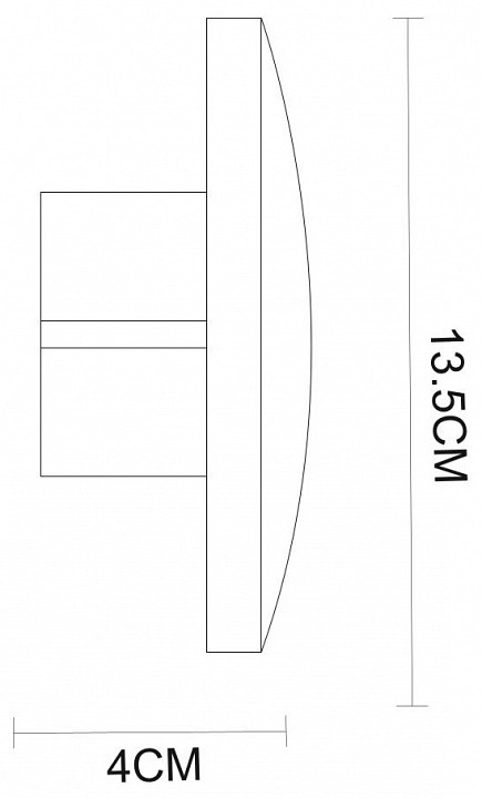 Накладной светильник arte lamp nimbo a1506ap-1wh