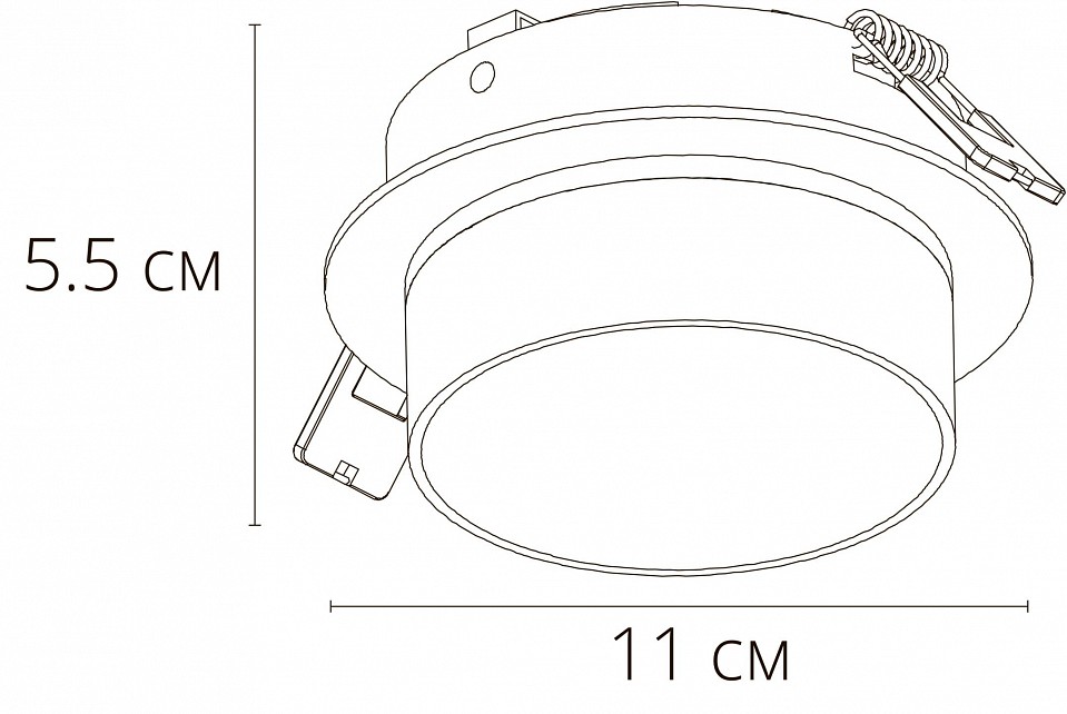 Встраиваемый светильник arte lamp imai a2264pl-1wh