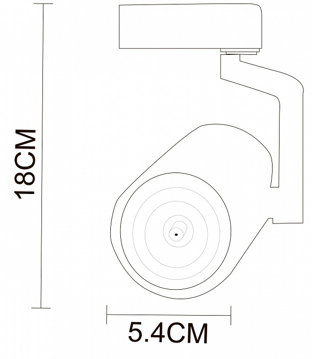 Светильник на штанге arte lamp traccia a2310pl-1wh
