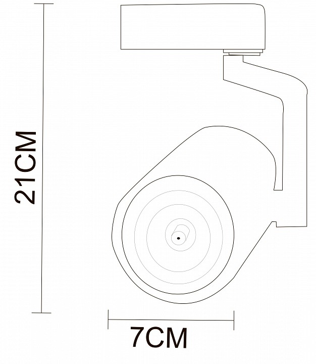 Светильник на штанге arte lamp traccia a2320pl-1wh