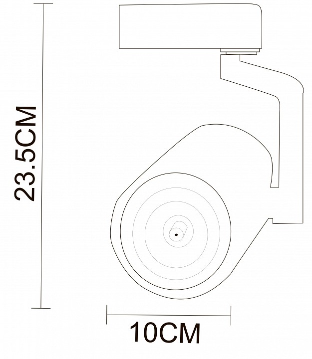 Светильник на штанге arte lamp traccia a2330pl-1bk