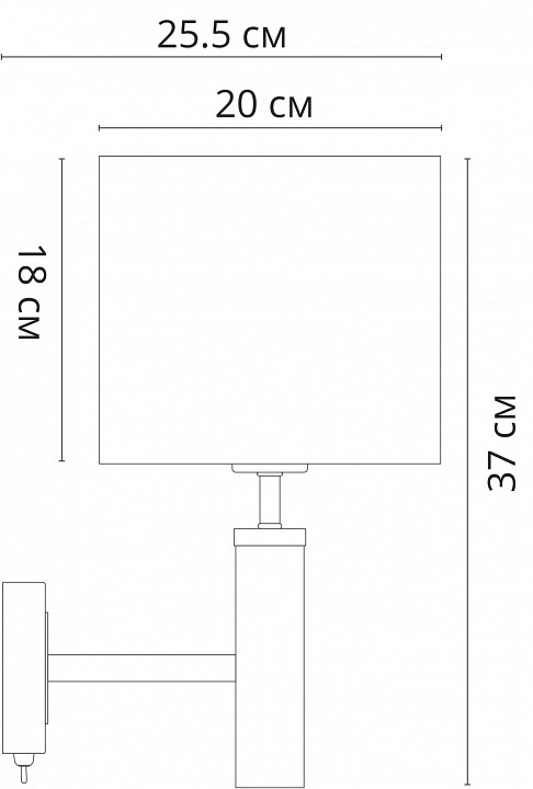 Бра arte lamp robert a5029ap-1ss