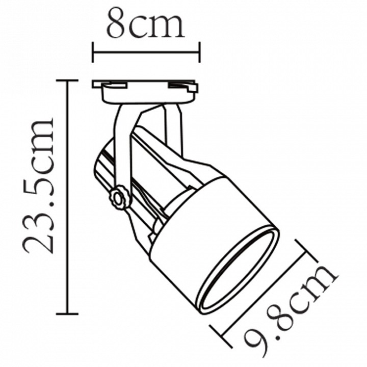 Светильник на штанге arte lamp lyra a6252pl-1bk
