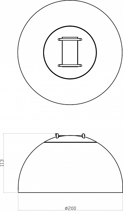 Накладной светильник denkirs belty flow dk5560-bk