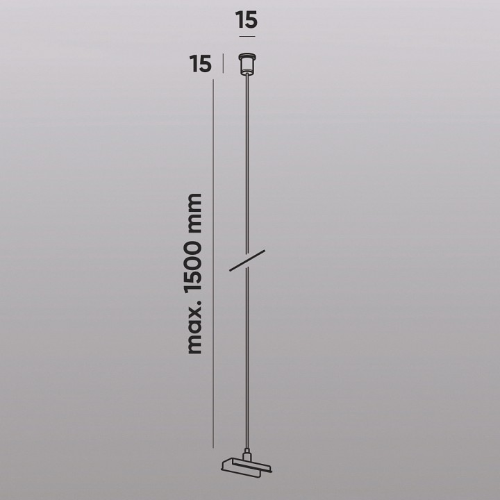 Подвес для трека denkirs smart base tr2126-bk